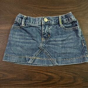 Classic Blue Denim Kids Skirt Infant Baby Girls Size 12 months